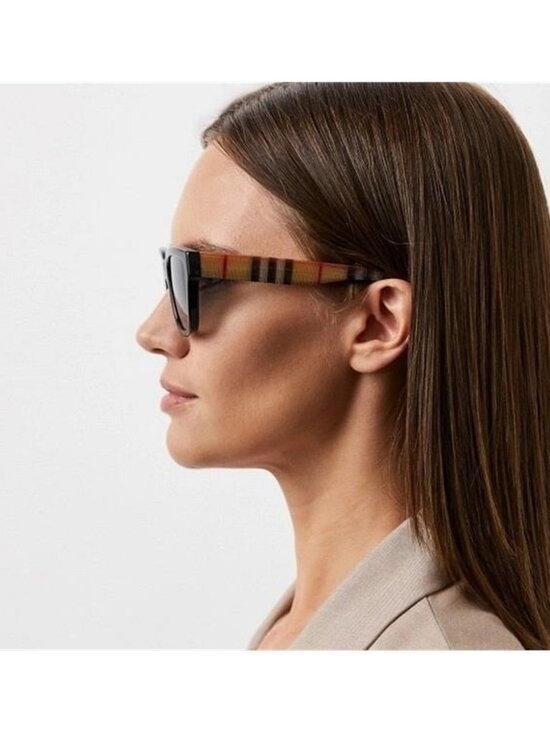 ?- New Authentic Burberry Mammoth Grey Shaded Polarized   Sunglasses BE4277… main image 8